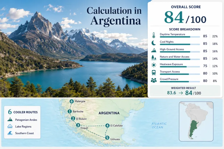 Argentina Coolcation Routes: Patagonia, High Andes and Lakeside Summer Air