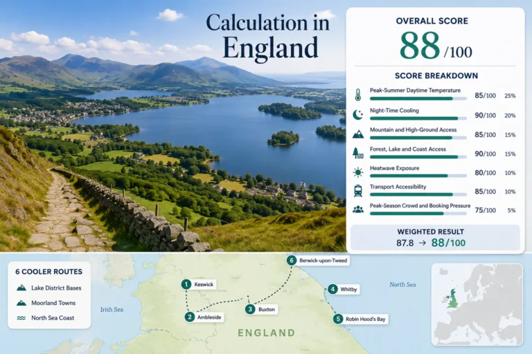 England for Mild Summer Routes: Northern Lakes, Moorland Towns and Breezy Coasts
