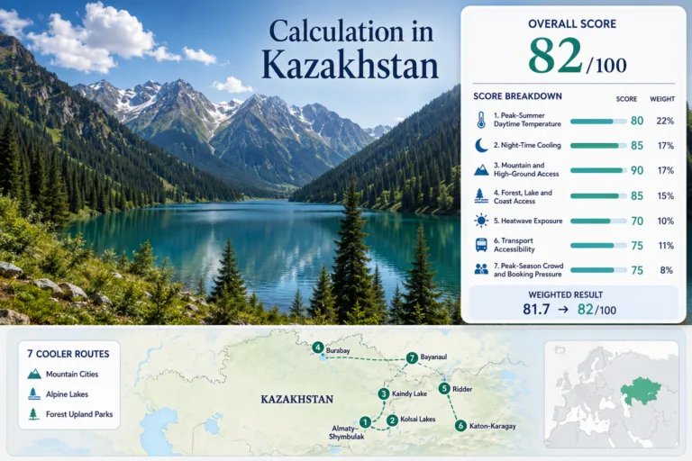 Kazakhstan Coolcation Routes: Mountain Cities, Alpine Lakes and Wide Summer Skies