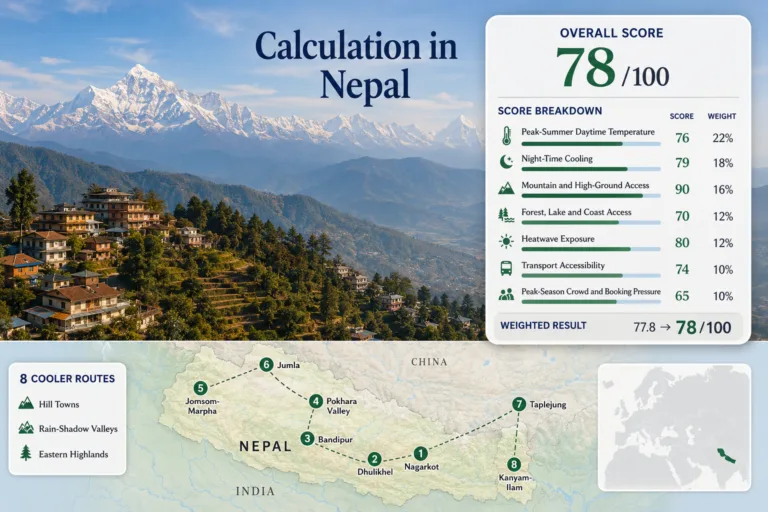 Nepal for Mild Summer Alternatives: Hill Towns, Valley Air and Himalayan Views