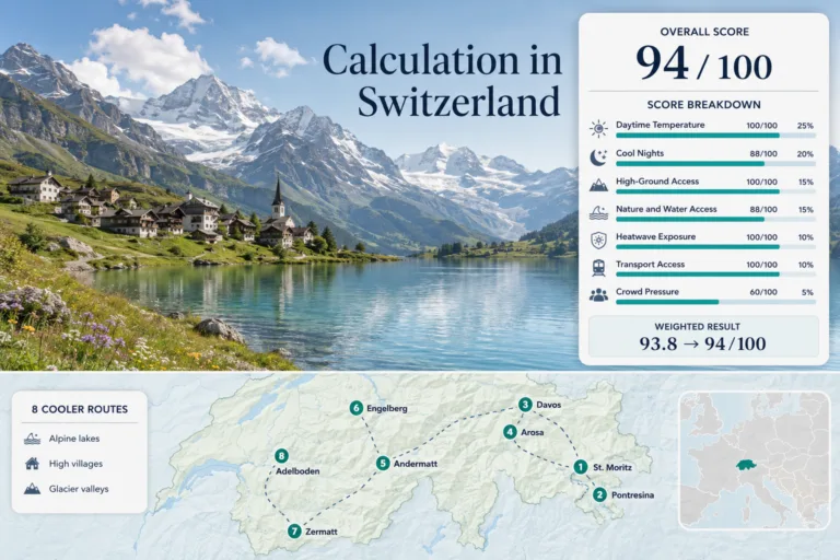 Switzerland Coolcation Routes: Alpine Lakes, High Villages and Glacier Air