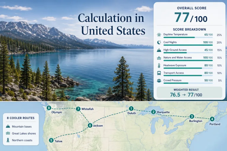 United States Cooler Escapes: Mountain States, Lake Towns and Northern Coasts