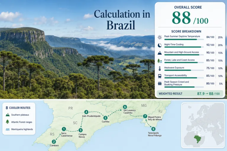 Brazil Cooler Routes: Southern Plateaus, Mountain Towns and Atlantic Forest Air
