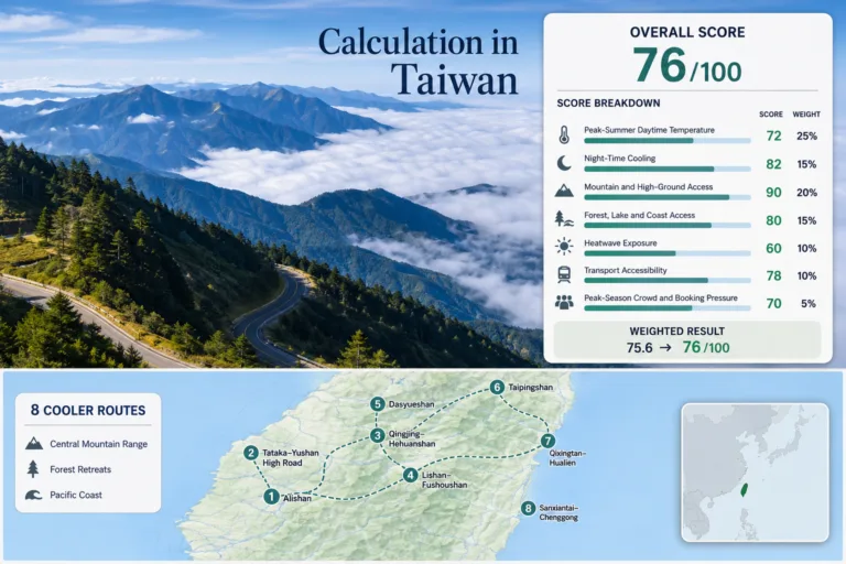 Taiwan Mountain Cooldowns: Alishan Forests, High Roads and East Coast Air