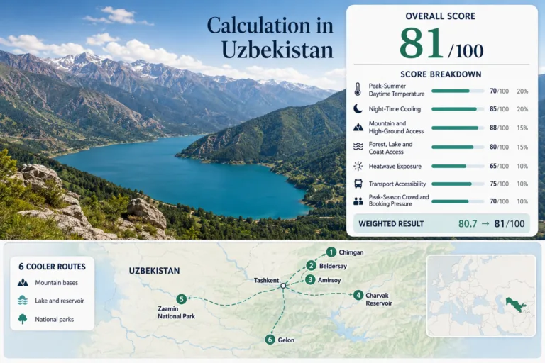 Uzbekistan Beyond the Summer Heat: Chimgan Peaks, Charvak Water and Highland Retreats