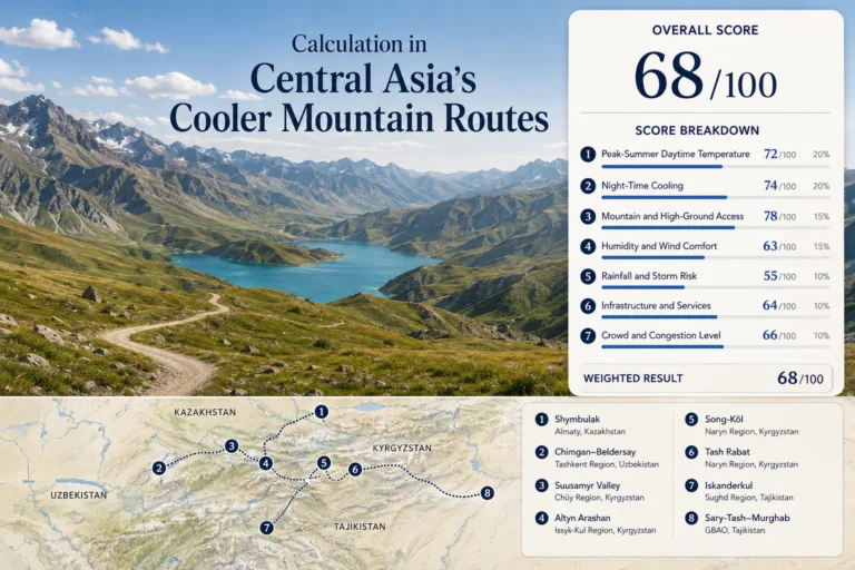Central Asia’s Cooler Mountain Routes