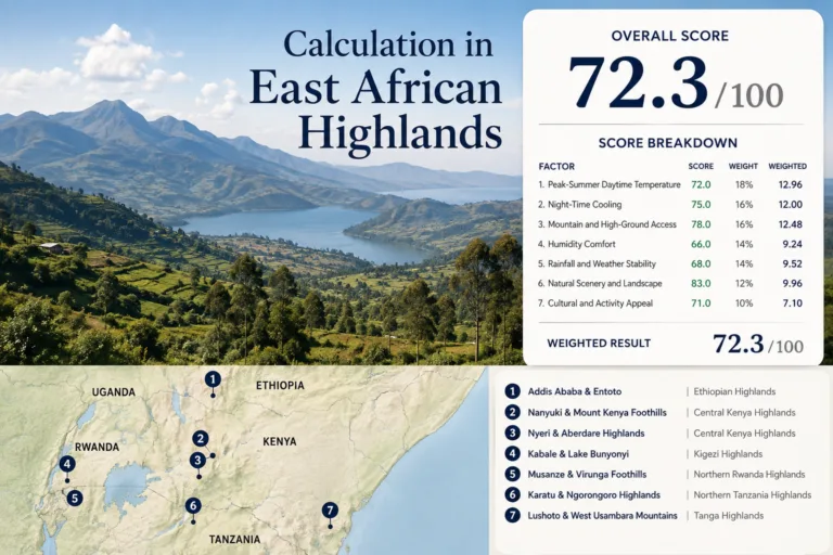 East African Highlands for Cooler Travel